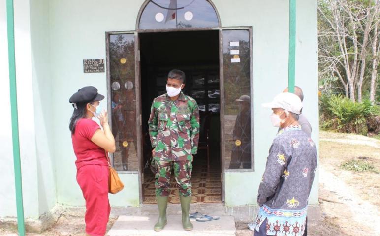Satgas TMMD Siap Bantu Bersihkan Lahan Gereja Ampung Kampuri