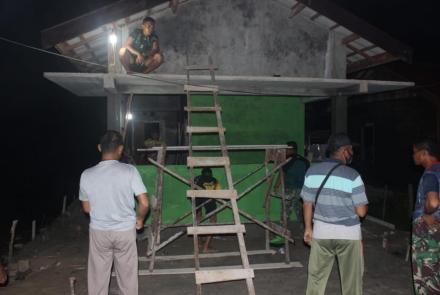 Kejar Target, Personel TMMD Kerja Lembur