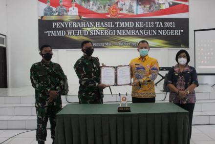 TMMD Reguler Ke 112 Kodim 1016 Palangka Raya Resmi Ditutup