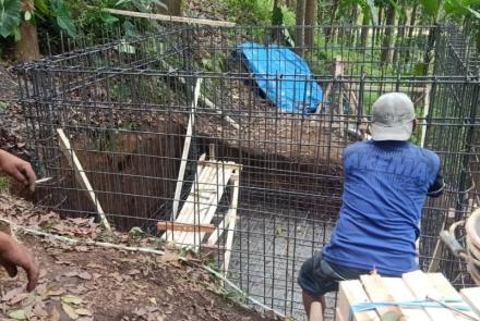 RANGKAIAN BESI SEBELUM CAR SASARAN TMMD 112 