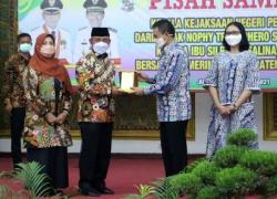 Bupati H.M.Harris Hadiri Pisah Sambut Kepala Kejaksaan Negeri Pelalawan