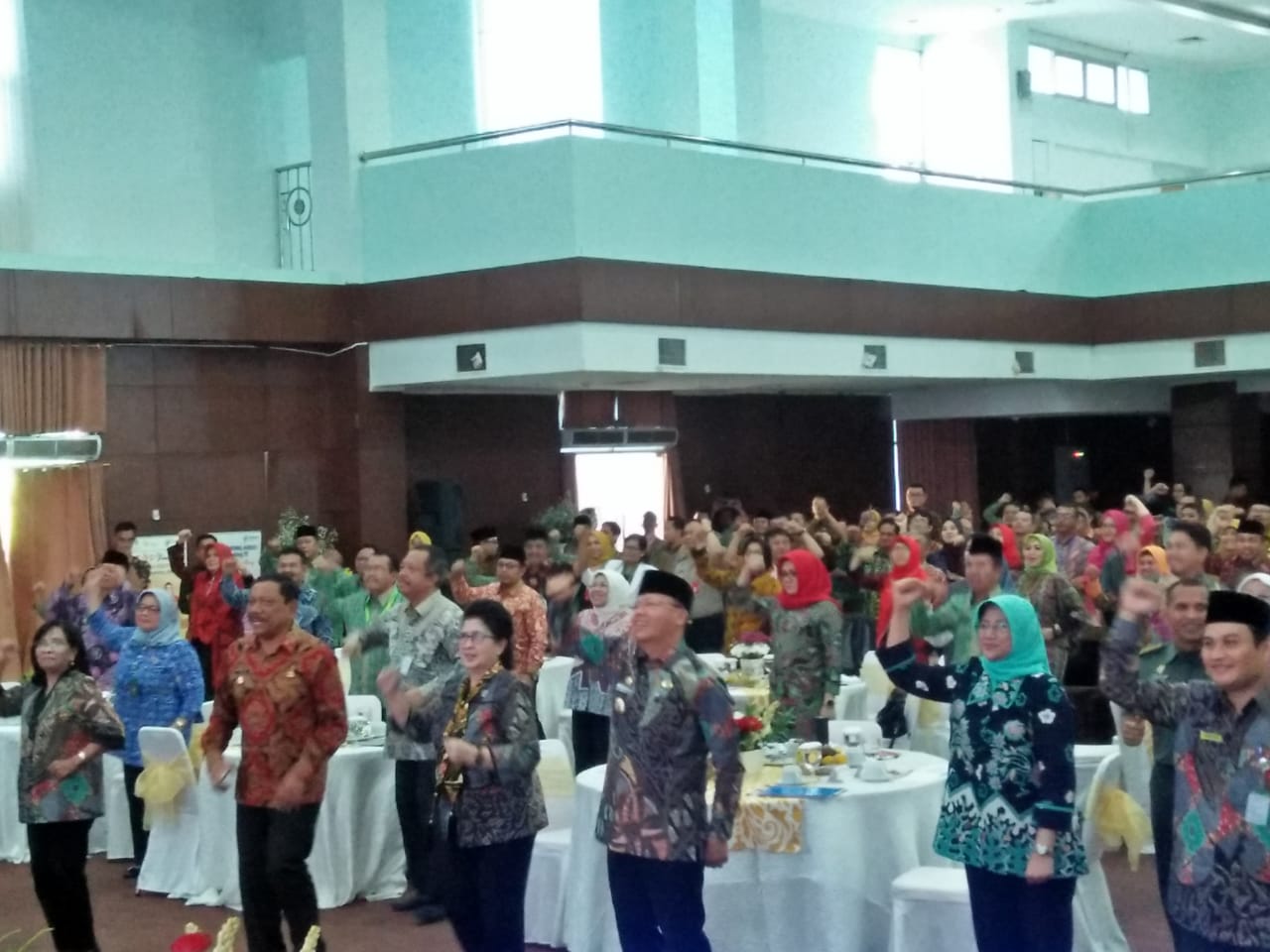 Menkes Nila saat menghadiri Rakerkesda di Bengkulu