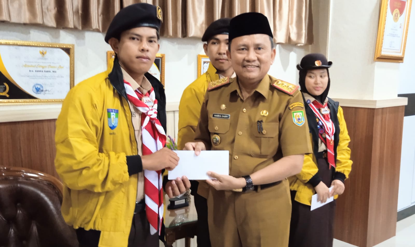 Sekda Hamka Lepas Peserta Jambore Dunia 2023 Korea Selatan