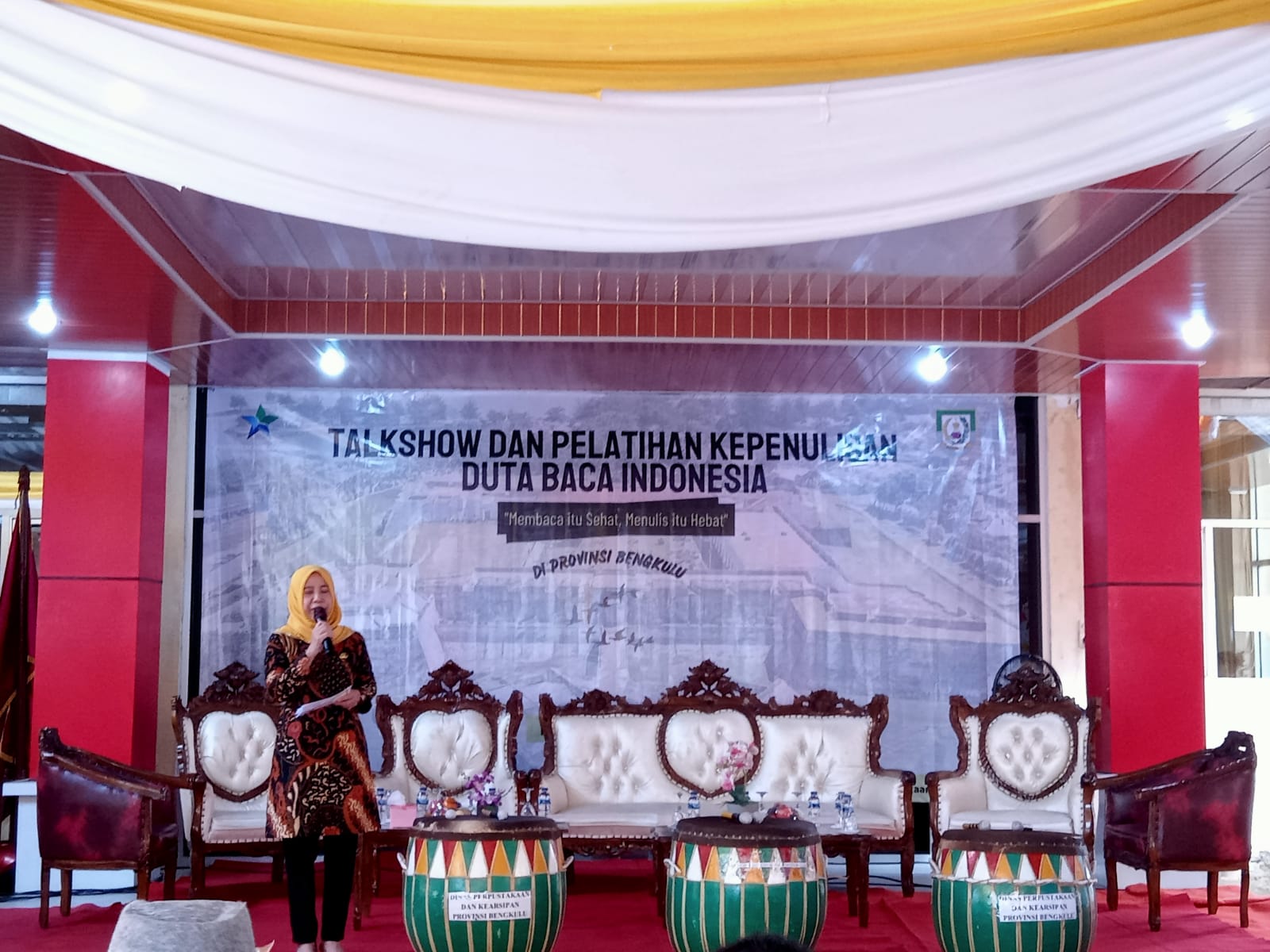 DPK Provinsi Bengkulu Gelar Talkshow dan Pelatihan Penulisan Duta Baca Indonesia