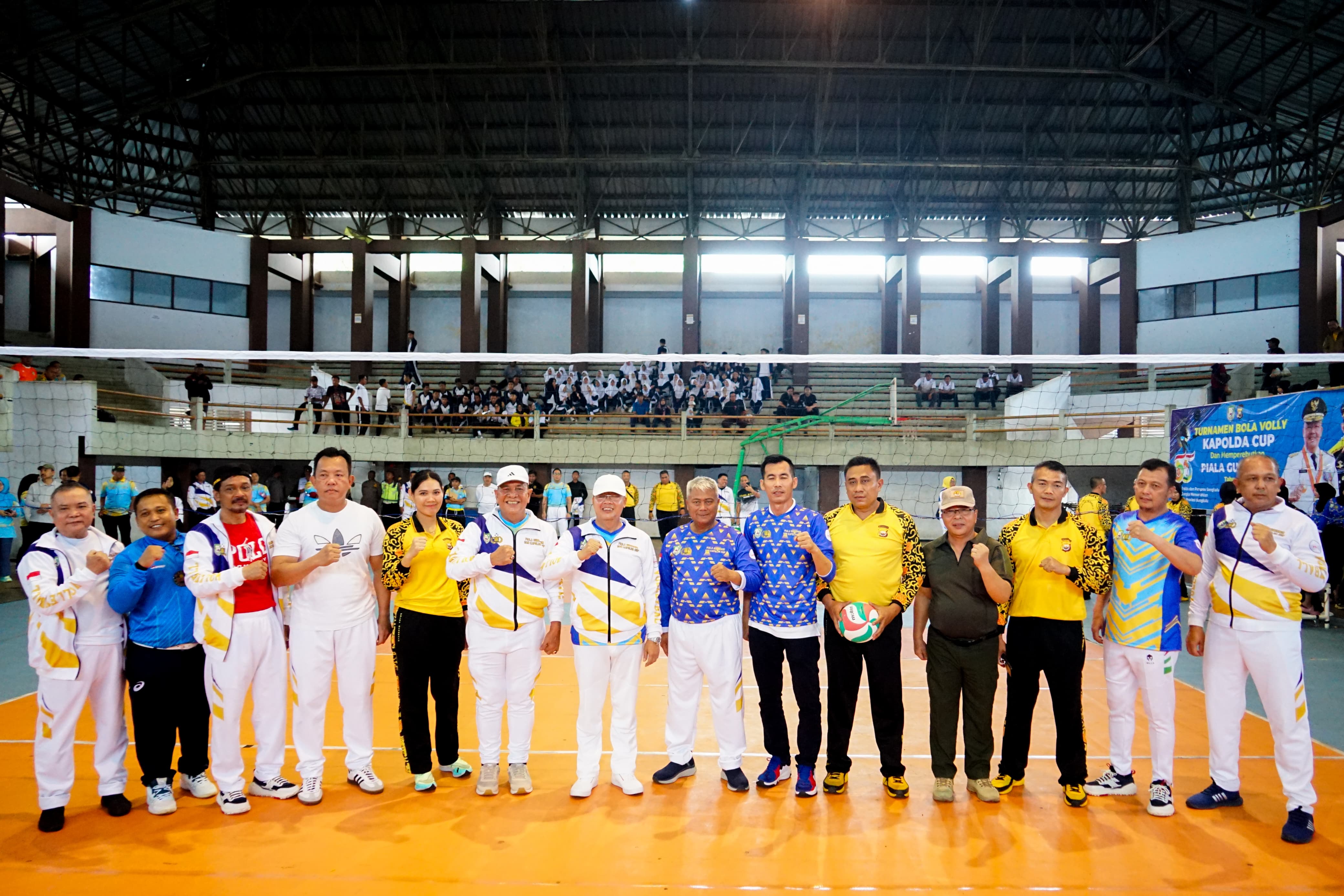 HUT ke-55 Provinsi Bengkulu, Gubernur Rohidin Buka Turnamen Bola Volly Kapolda Cup