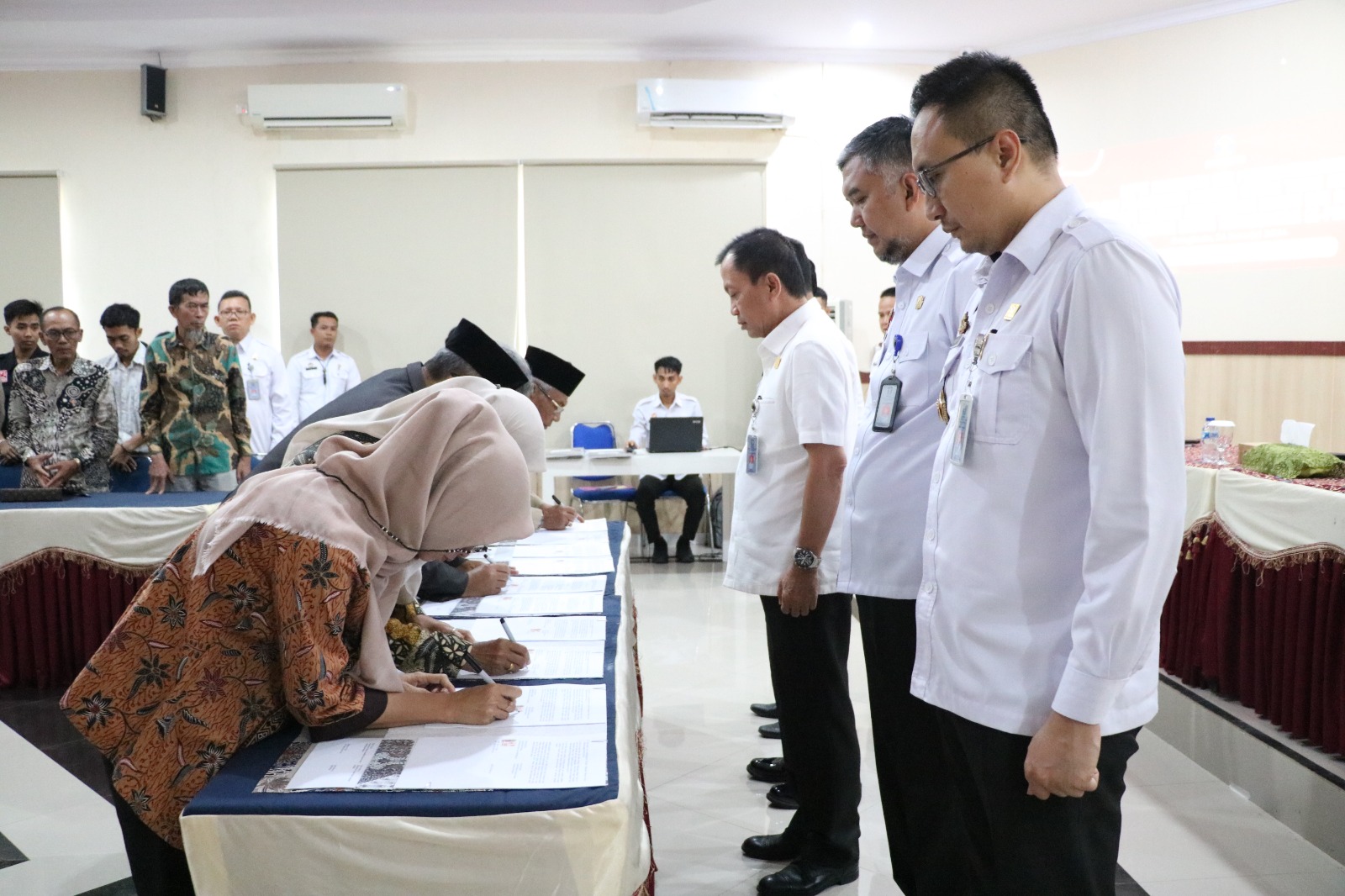 Gelar Rakor, Kanwil Kemenkumham Bengkulu Teken MoU Perjanjian Bantuan Hukum