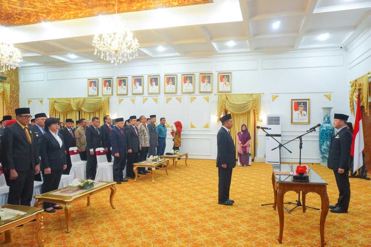Lantik Kepala Perwakilan BPKP Provinsi Bengkulu, Gubernur Rohidin: Keberadaan BPKP Makin Strategis