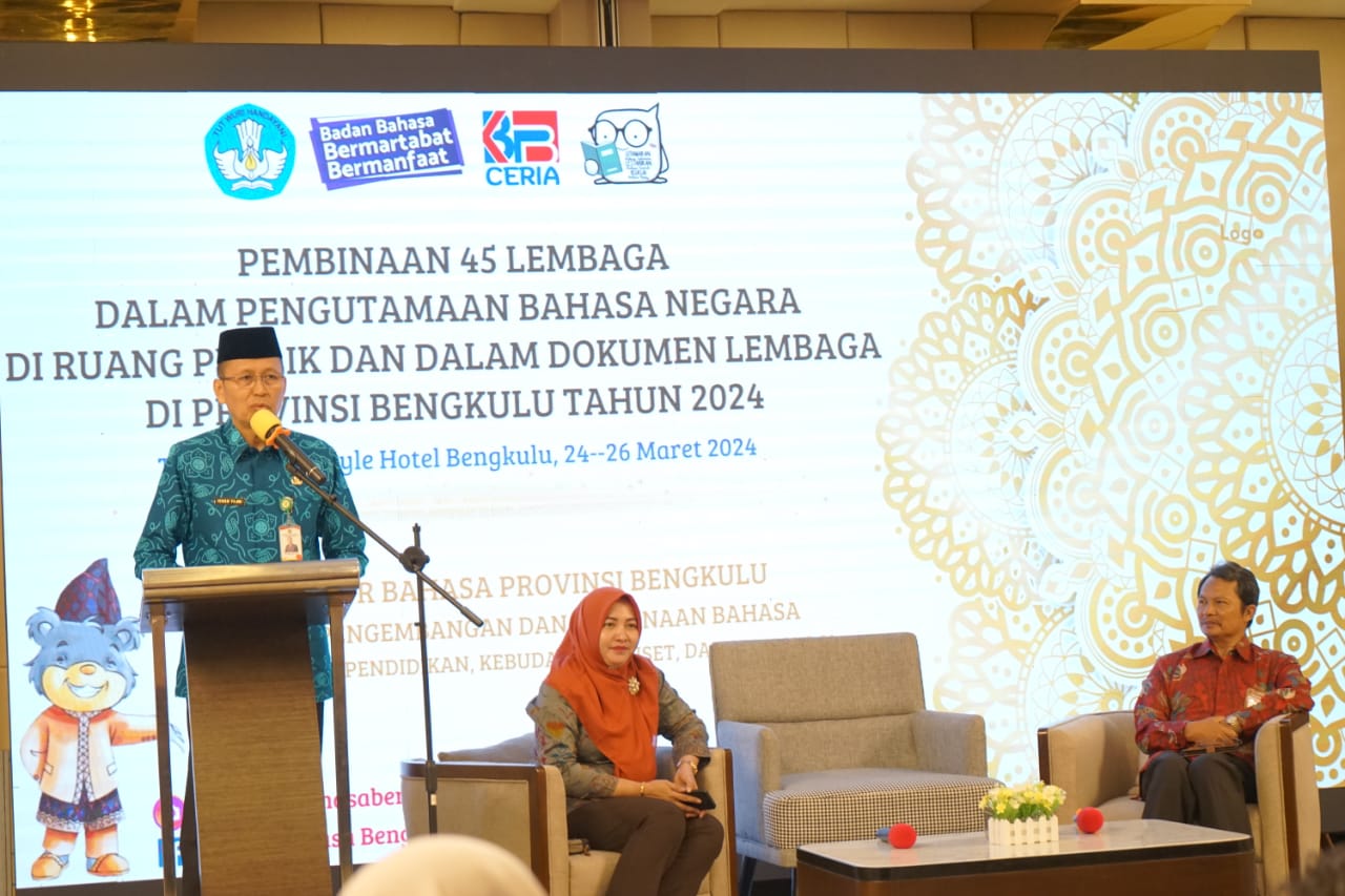Sekda Isnan: Pentingnya Pengutamaan Bahasa Negara dalam Ruang Publik