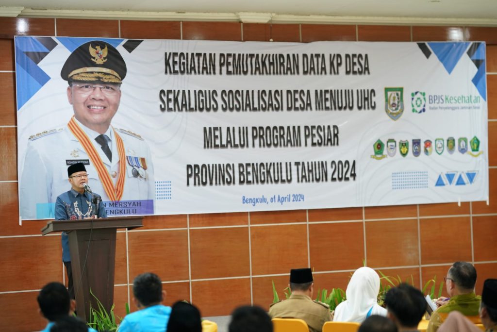Gubernur Bengkulu Rohidin Mersyah