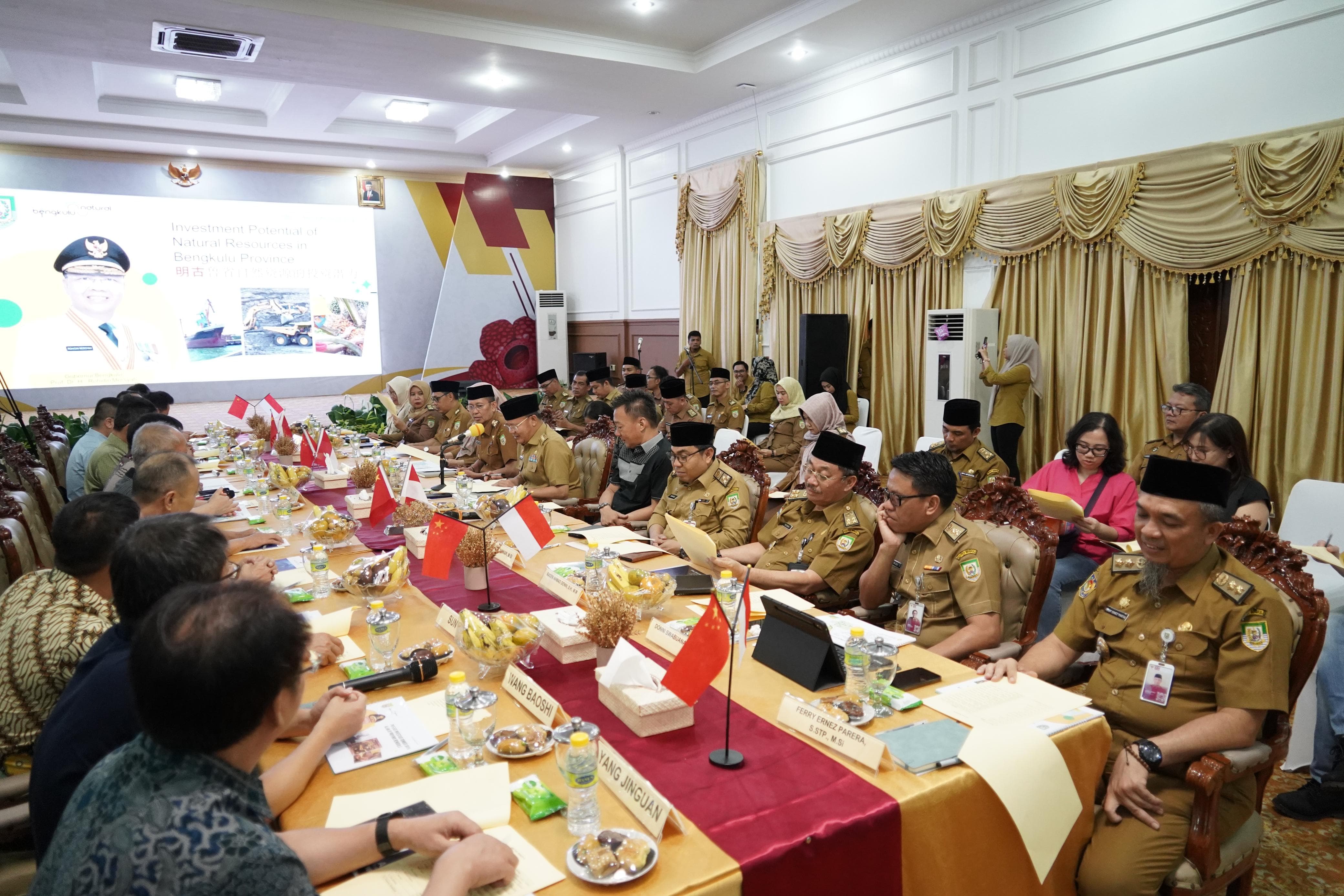 Investor Tiongkok Tertarik dengan Sumber Daya Alam Bengkulu: Batu Bara hingga Emas