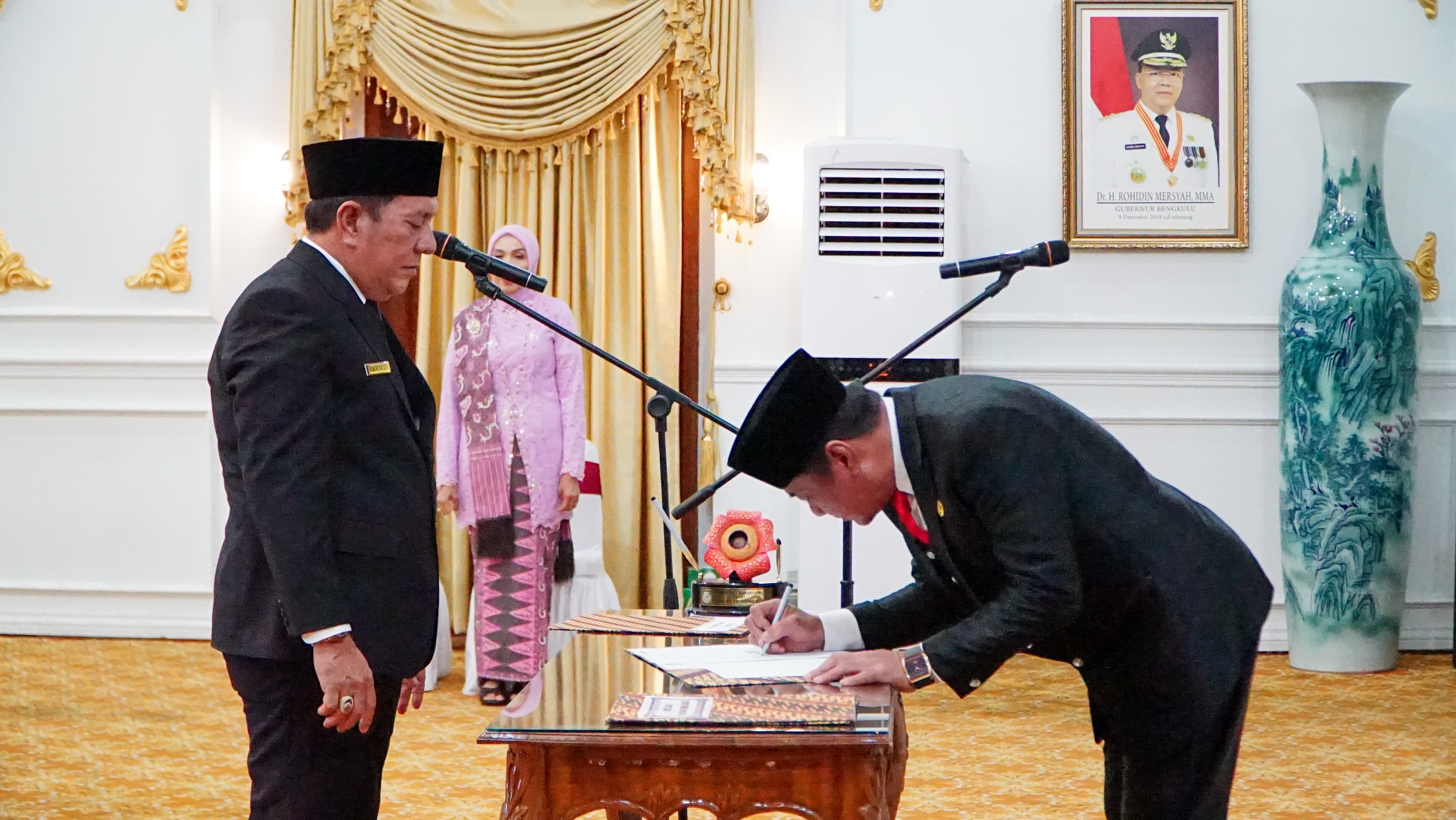 Haryadi Resmi Jabat Pj Sekda Bengkulu, Siap Perkuat Kolaborasi dengan OPD