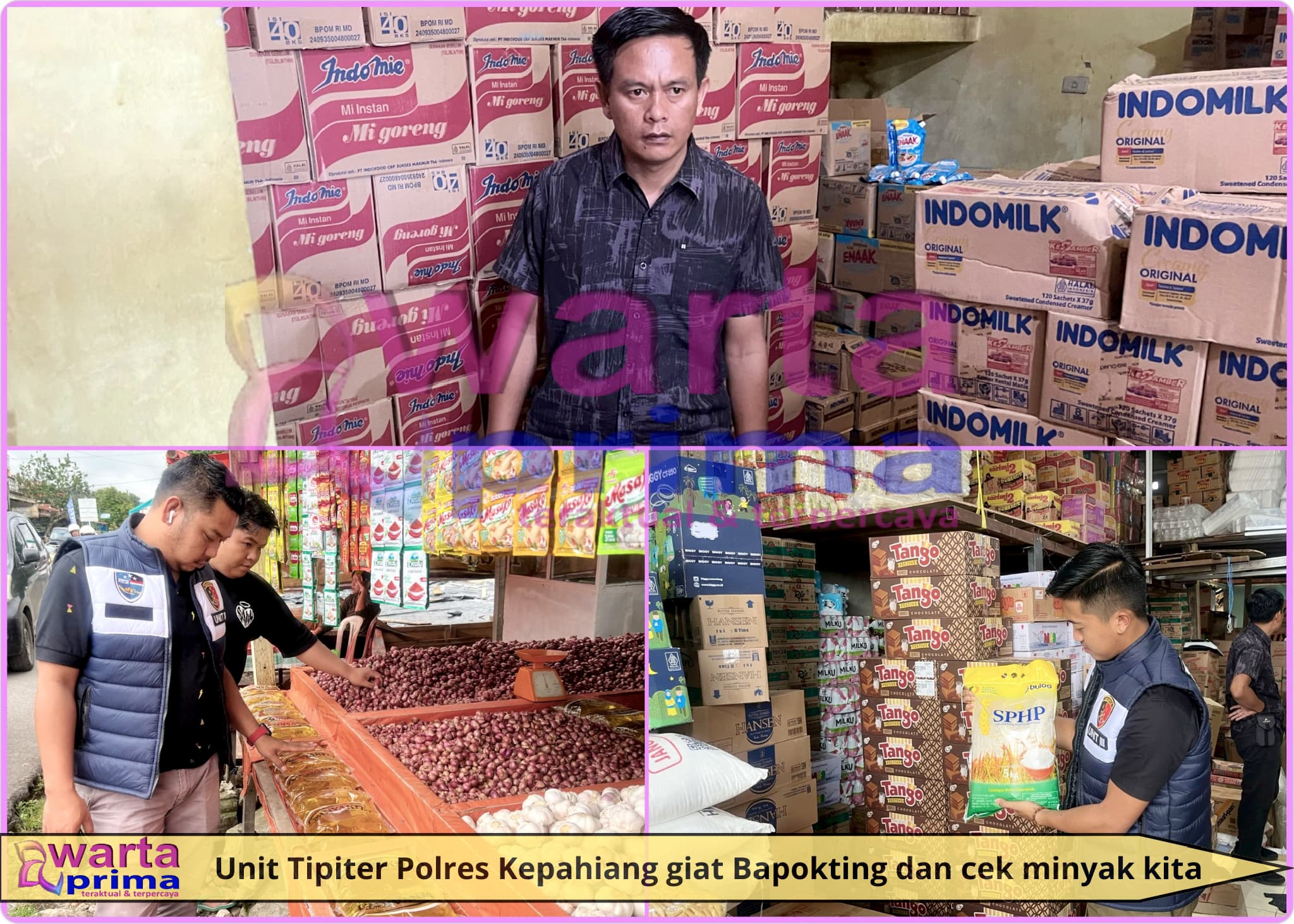Unit Tipiter Polres Kepahiang Gelar Bapokting Sekaligus Cek Minyakita di Pasar