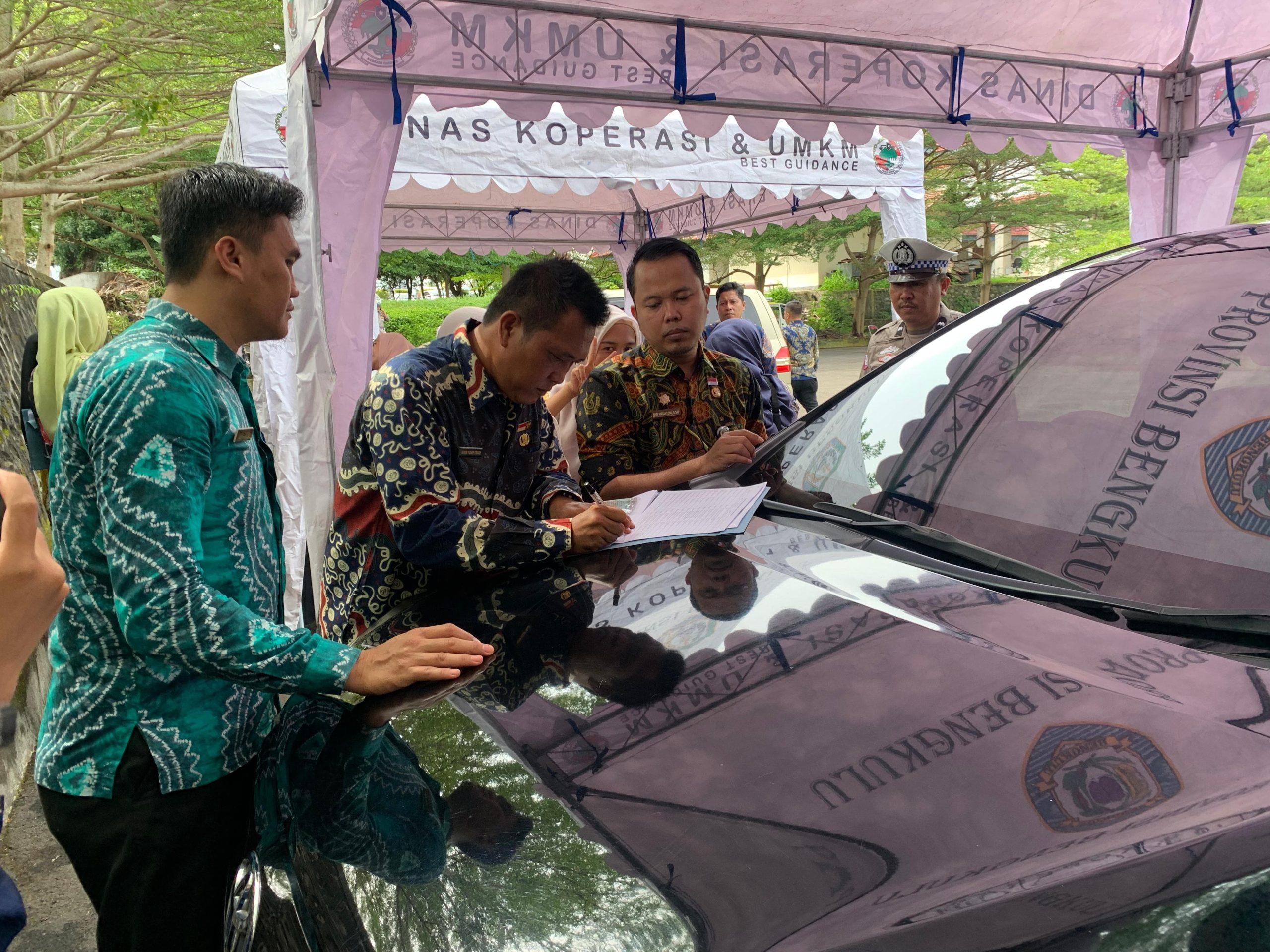 Genjot PAD, Pemprov Bengkulu Periksa Pajak Puluhan Kendaraan Dinas