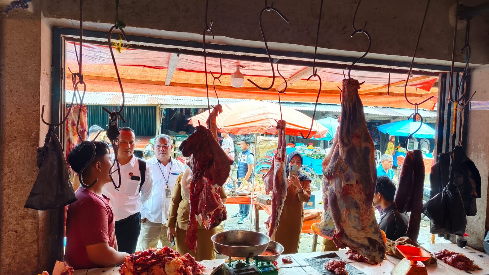 Satgas Pangan Mabes Polri dan Polda Bengkulu Sidak Pasar Kepahiang Jelang Ramadan 1447 H