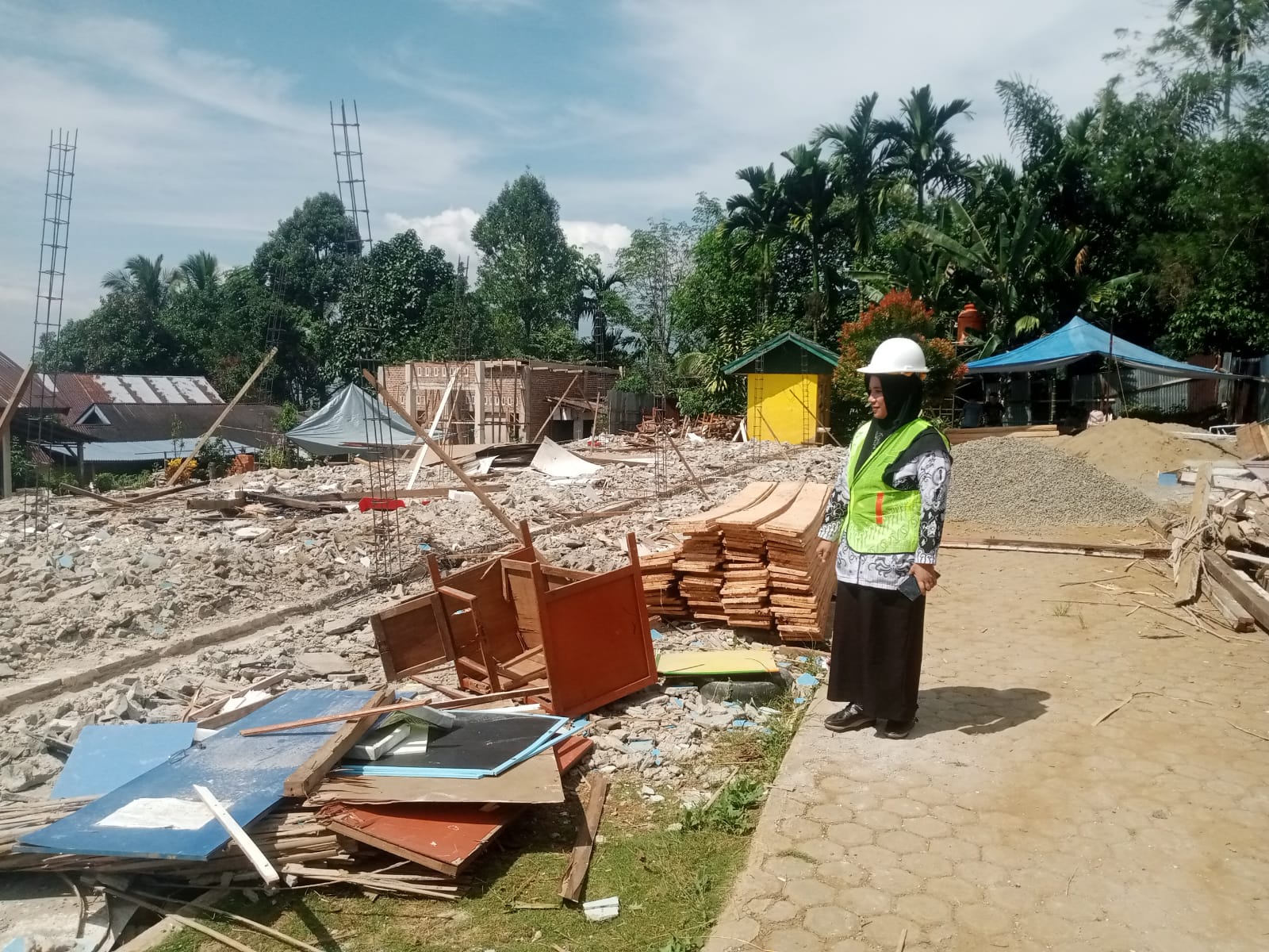 SDN 09 Lebong Targetkan Rehabilitasi Sekolah Selesai Tepat Waktu