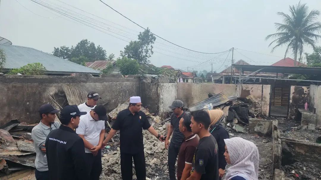 BAZNAS Bengkulu Siap Bantu Bangun Kembali Rumah Korban Kebakaran di Kepahiang