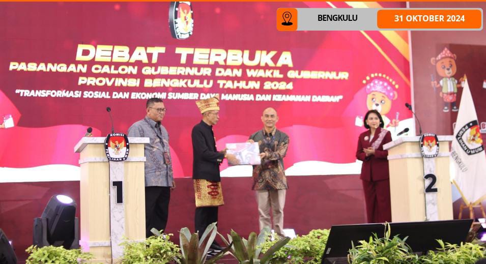 Bawaslu Provinsi Bengkulu Hadiri Debat Kandidat Calon Gubernur dan Wakil Gubernur