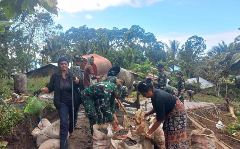 TMMD menghadirkan kemanunggalan dan gotong royong
