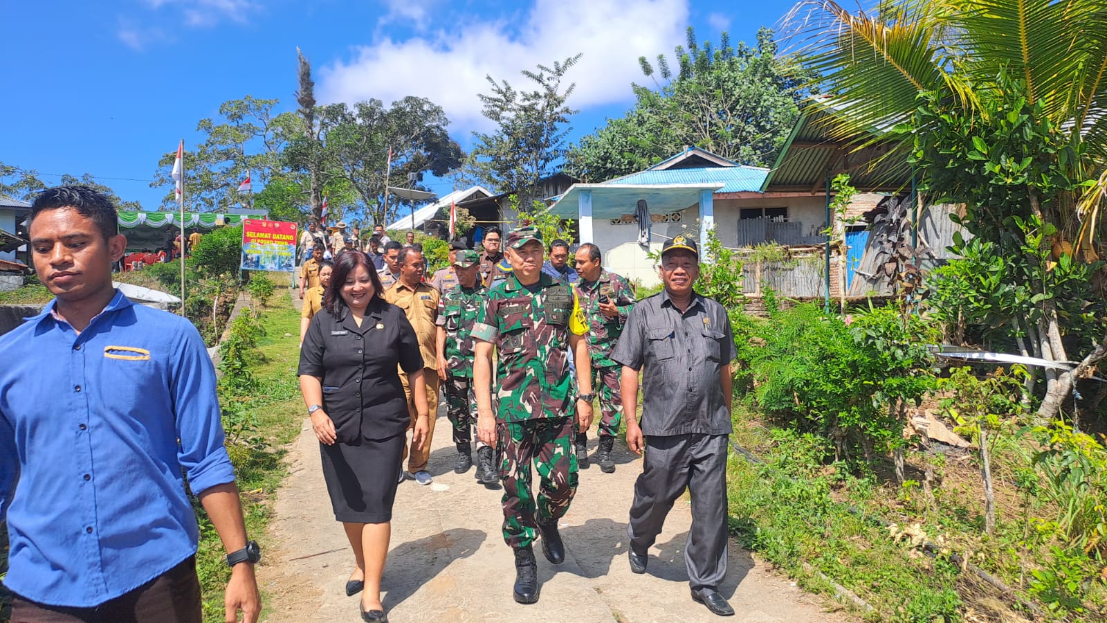 Brigjen TNI Agus Firman Yusmono tinjau bersama Forkopimda Lokasi TMMD