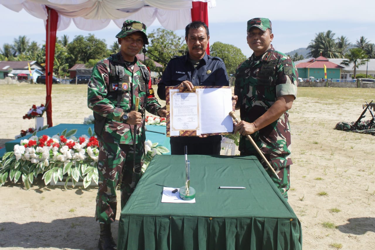Penandatanganan Naskah TMMD