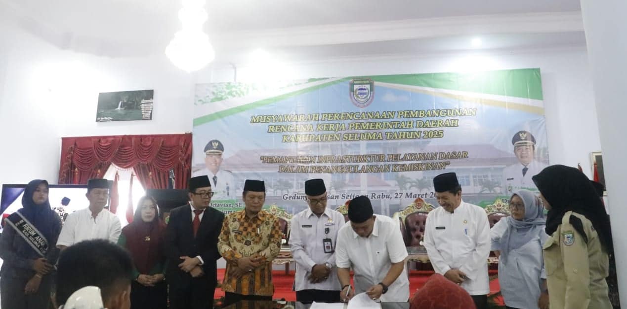 Bupati Seluma Buka Musyawarah Perencanaan Pembangunan RKPD Kabupaten Seluma Tahun 2025