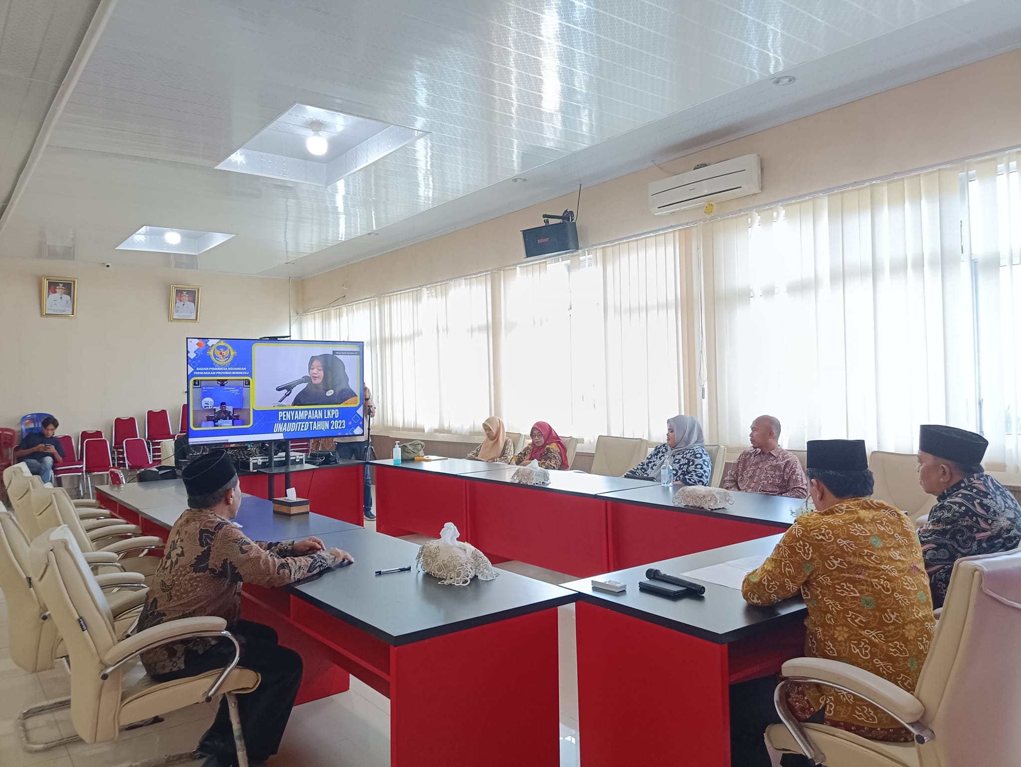Via Zoom Meeting, Pemkab Seluma Sampaikan Laporan Keuangan Pemerintah Daerah Tahun 2023