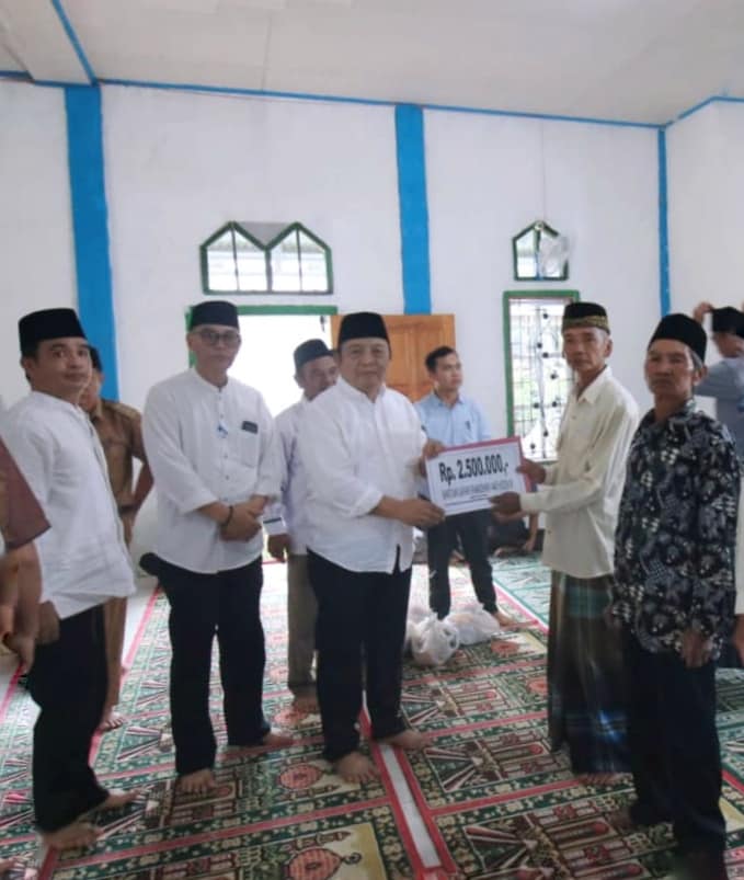 Desa Gunung Bantan, Wakil Bupati Seluma Safari Ramadhan 1445 H Di Masjid Nurul Iman 