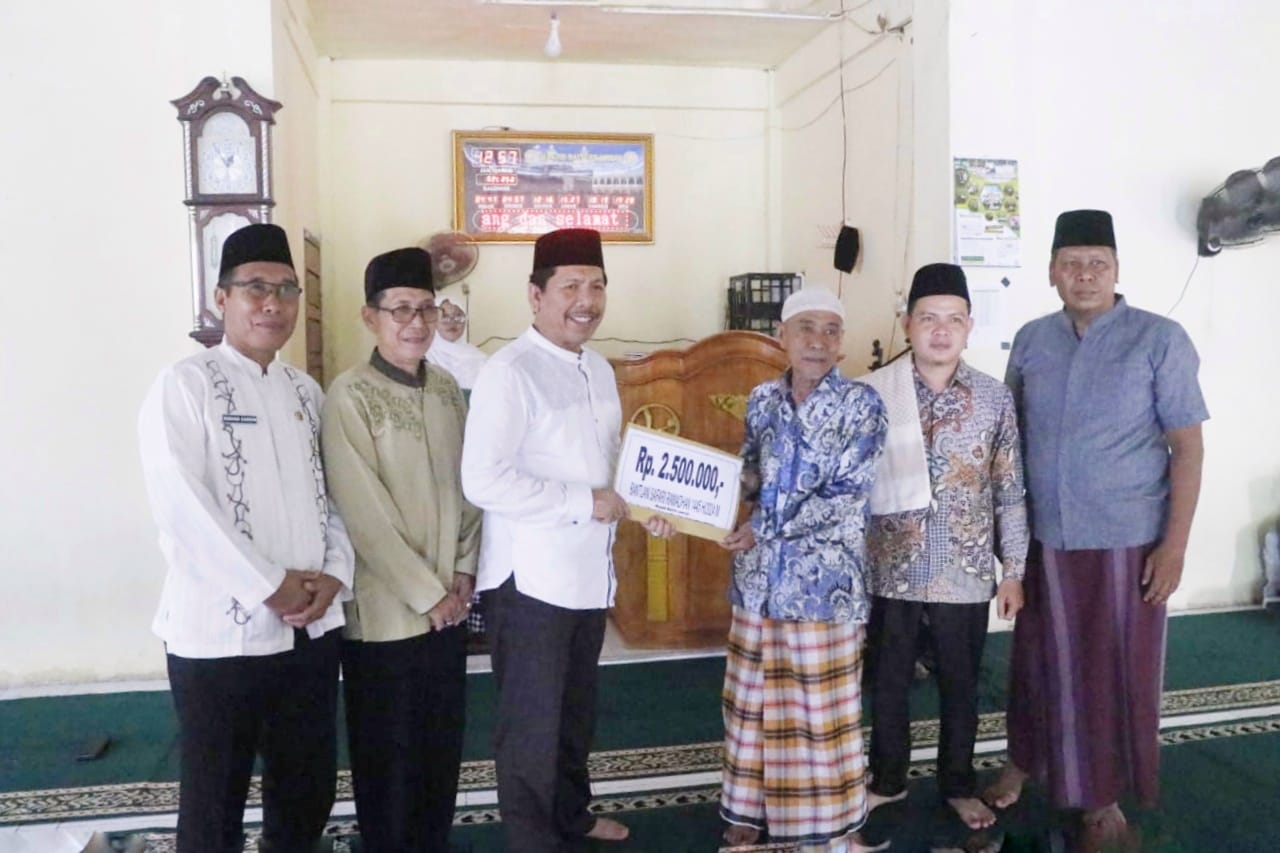Sekda Hadianto Gelar Safari Ramadhan 1445 H Di Desa Kota Agung