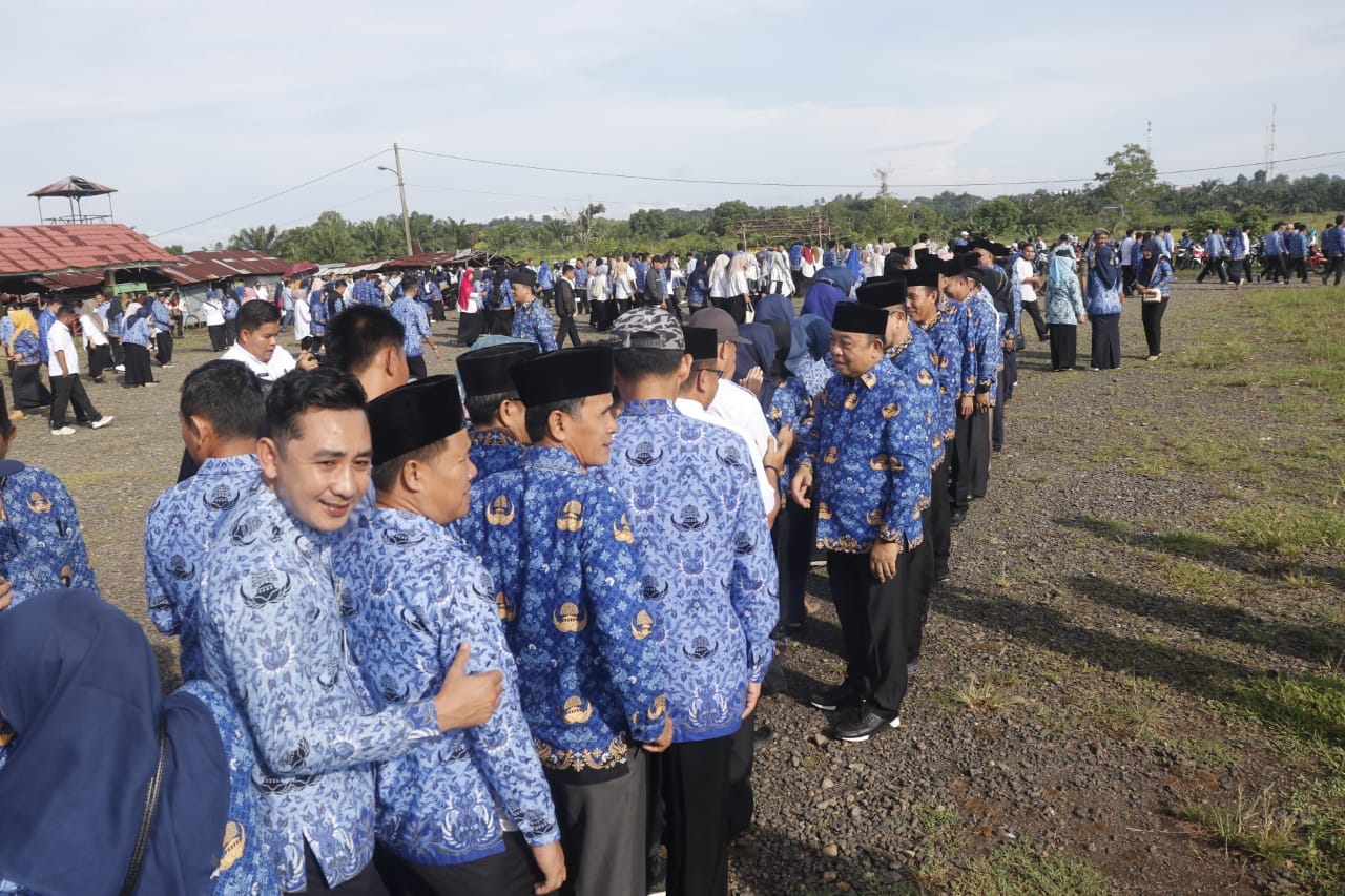 Pemkab Seluma Gelar Apel Pagi Bersama Sekaligus Halal Bihalal
