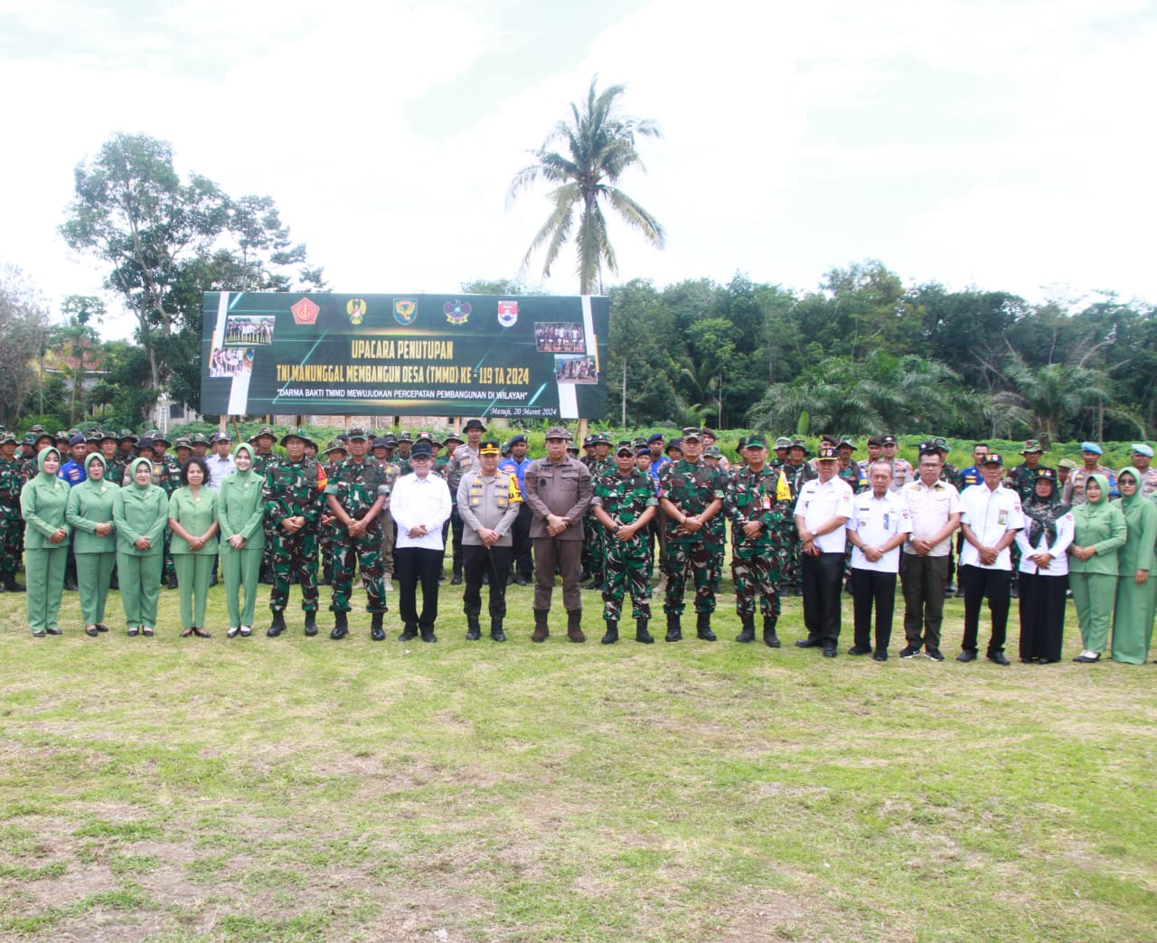 Pembukaan TMMD Ke-119 Kodim 0426/TB yang membawa harapan baru