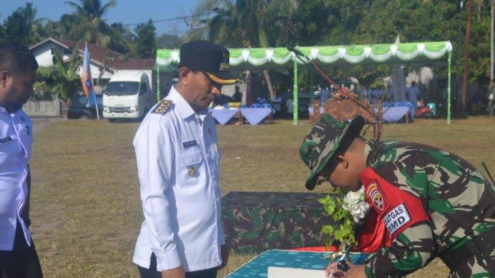 Upacara pembukaan Kegiatan TMMD Reg Ke 121 Kodim 1603/Sikka