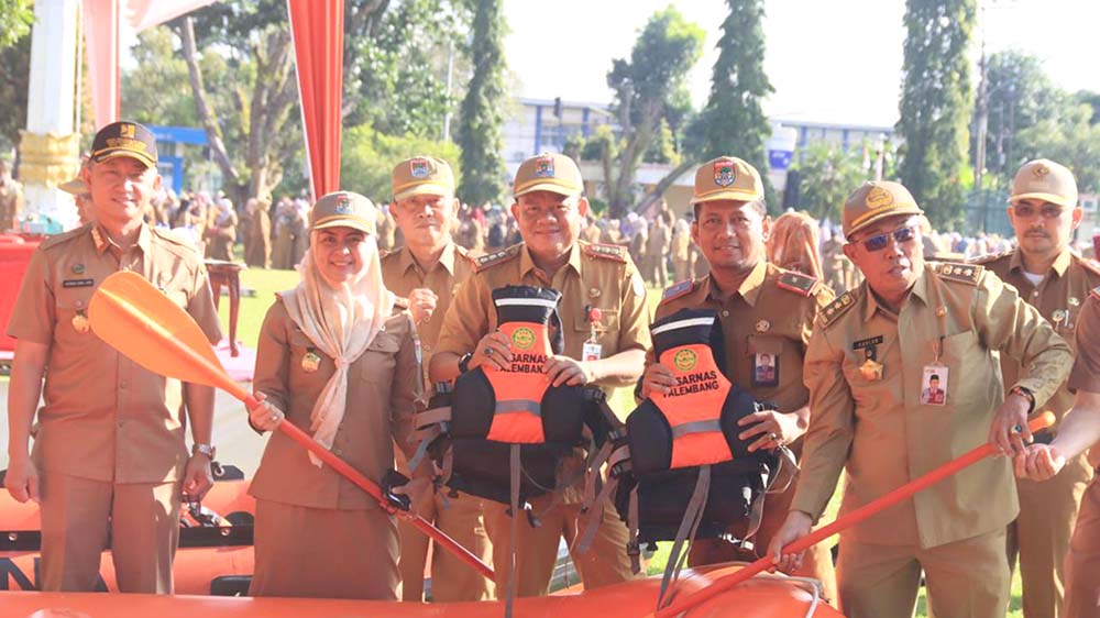 Pj Wali Kota Lubuklinggau Ingatkan Kewaspadaan Bencana Alam Saat Pimpin Apel Kesiapsiagaan