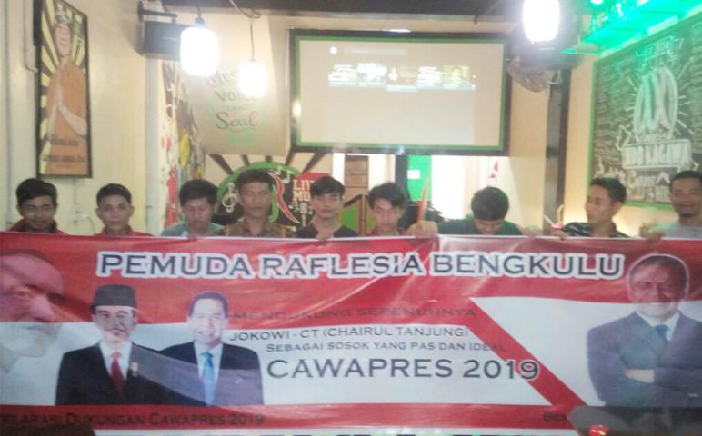 Beberapa Pemuda Raflesia Dukung CT jadi Cawapres Dampingi Jokowi