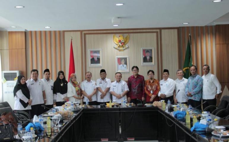 Sekretaris Daerah Provinsi Bengkulu Nopian Andusti rapat koordinasi bersama Korsupgah KPK RI