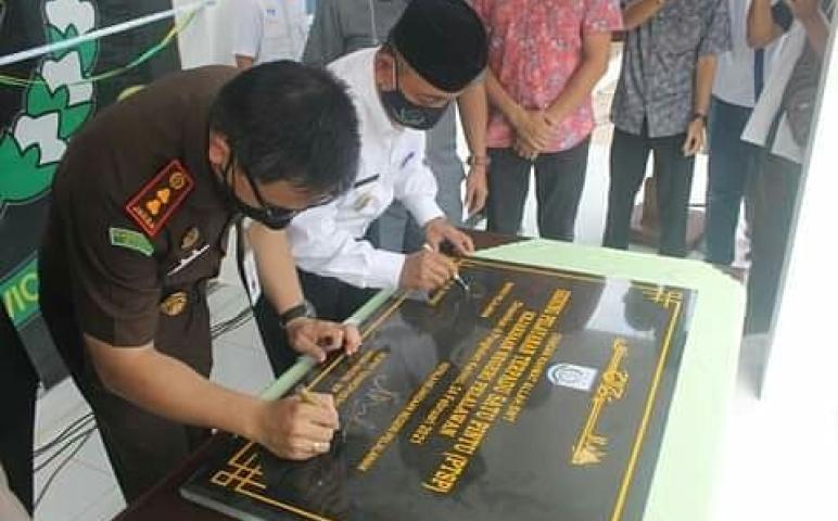 Bupati Resmikan Gedung Pelayanan Terpadu Satu Pintu (PTSP) Kejaksaan Negeri Pelalawan