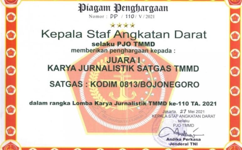 Piagam Penghargaan
