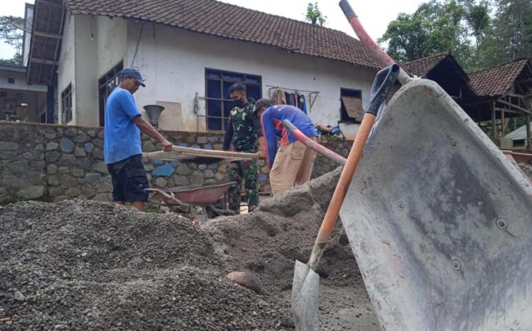 Skop dan Arco Jadi Alat Sejarah Dalam Pembangunan di TMMD 112