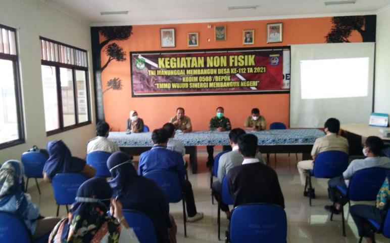 TMMD Berikan Penyuluhan RW Ramah Anak di Kelurahan Sawangan