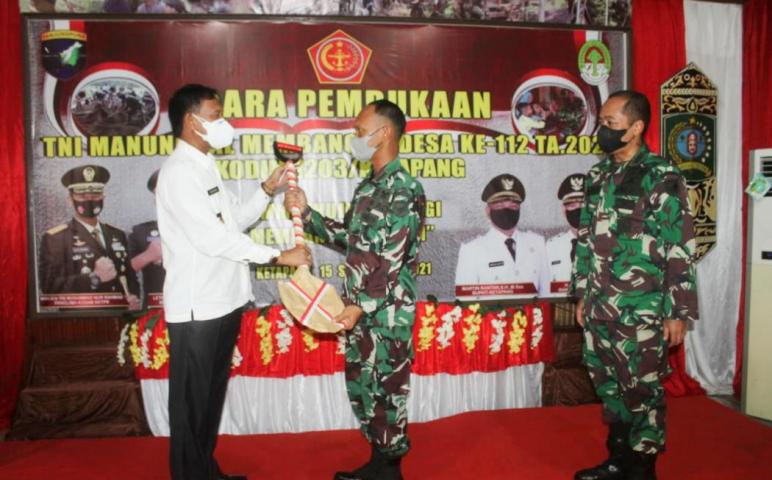 Sinergi Bangun Negeri, Kodam XII/Tpr Gelar TMMD Ke-112