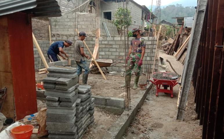 Pondasi Kokoh Batako Sasaran TMM 112 Kodim 0818