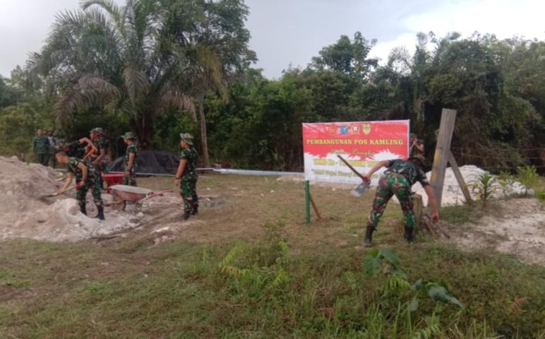 Pos Babinsa di Kelurahan Kampuri Mulai Dikerjakan
