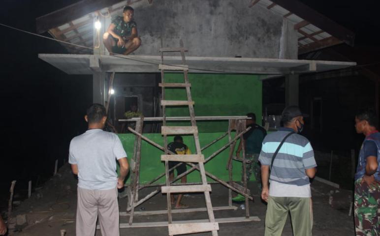 Kejar Target, Personel TMMD Kerja Lembur