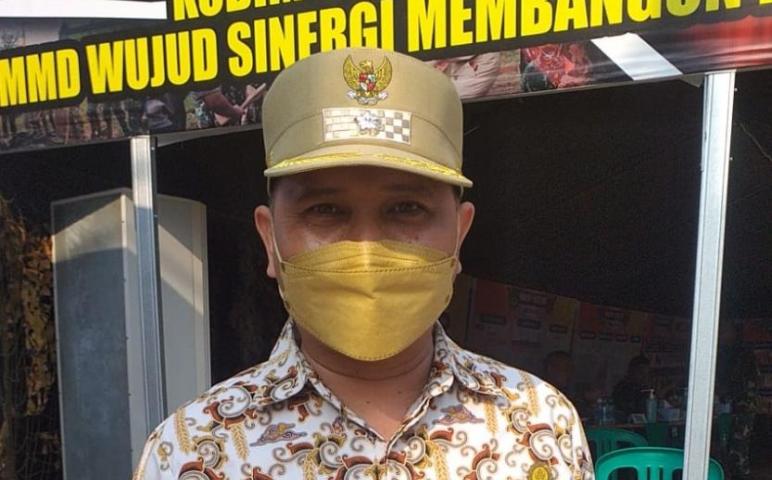 Lurah Pengasinan Minta Warga Rawat Hasil TMMD Ke-112