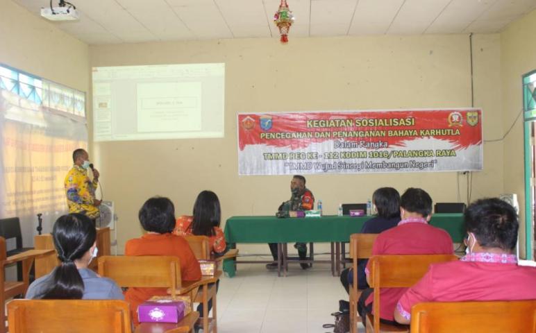 Satgas TMMD Sosialisasi Pencegahan Bahaya Karthula