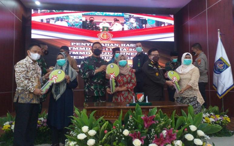 TMMD Ke-112 Tahun 2021 Kodim Depok Resmi Ditutup