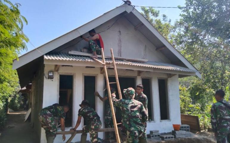 Serbuan Satgas TMMD di Lokasi Rutilahu 