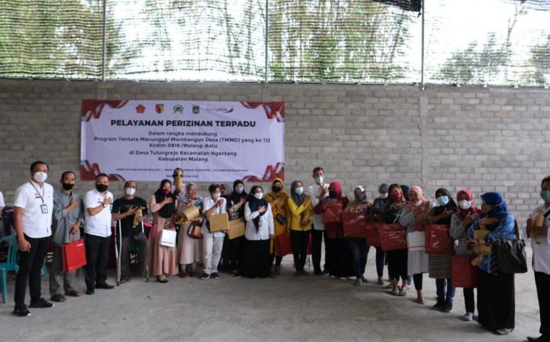 Sasaran Non fisik TMMD 112, DPMPTSP Melaksanakan Pelayanan Perijinan