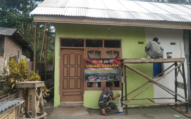 Cat Hijau Finishing Sasaran TMMD 112 
