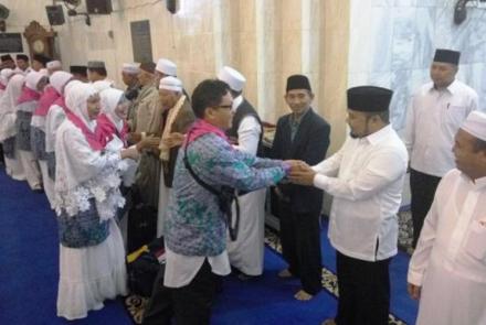 Pelepasan 242 orang Jemaah Calon Haji (JCH) asal Kota Bengkulu