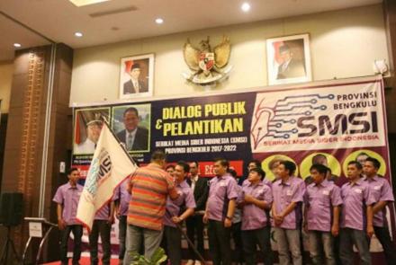 Pelantikan Pengurus Serikat Media Siber Indonesia (SMSI) Provinsi Bengkulu